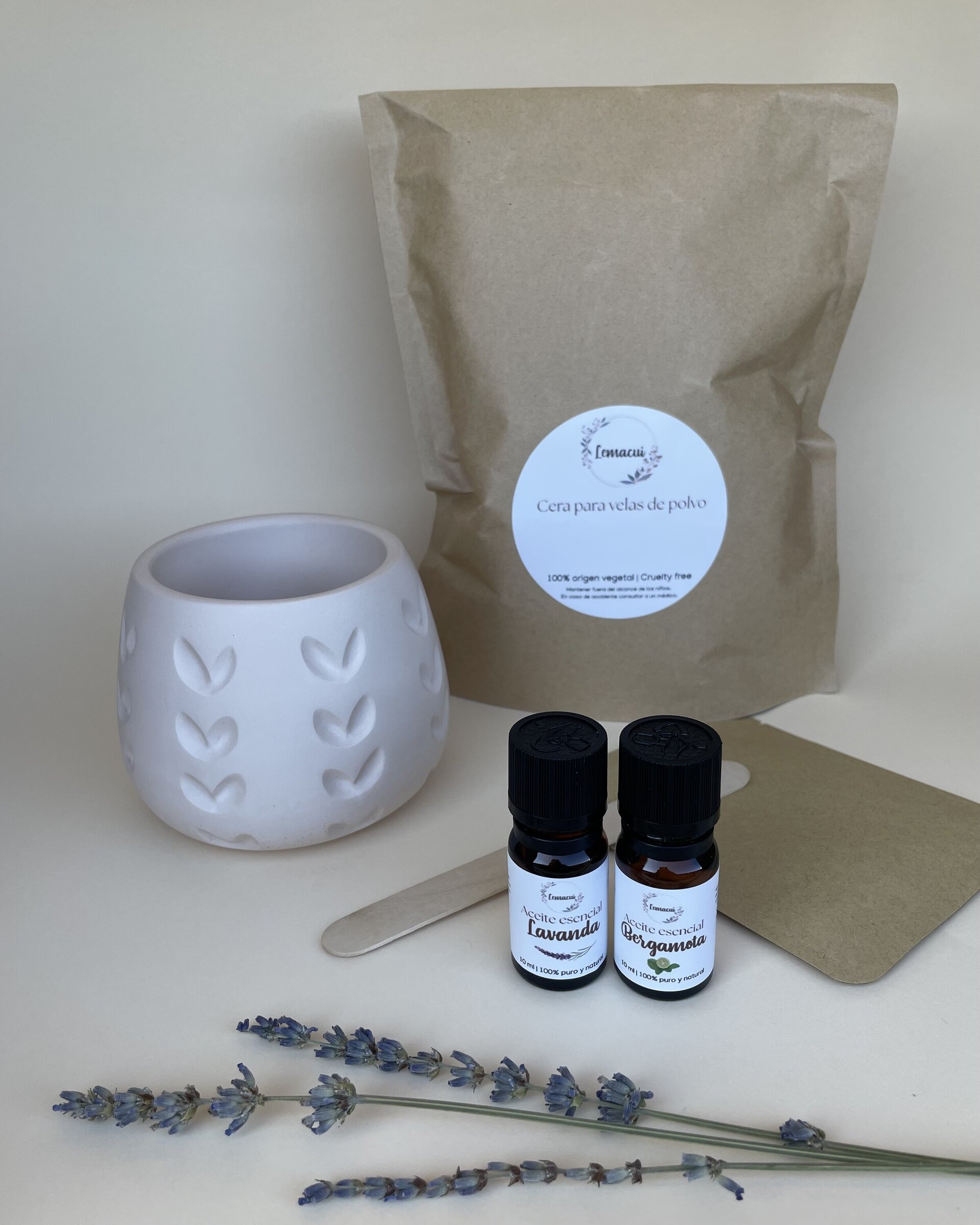 Kit RELAJANTE crea tu propia vela de polvo - 10