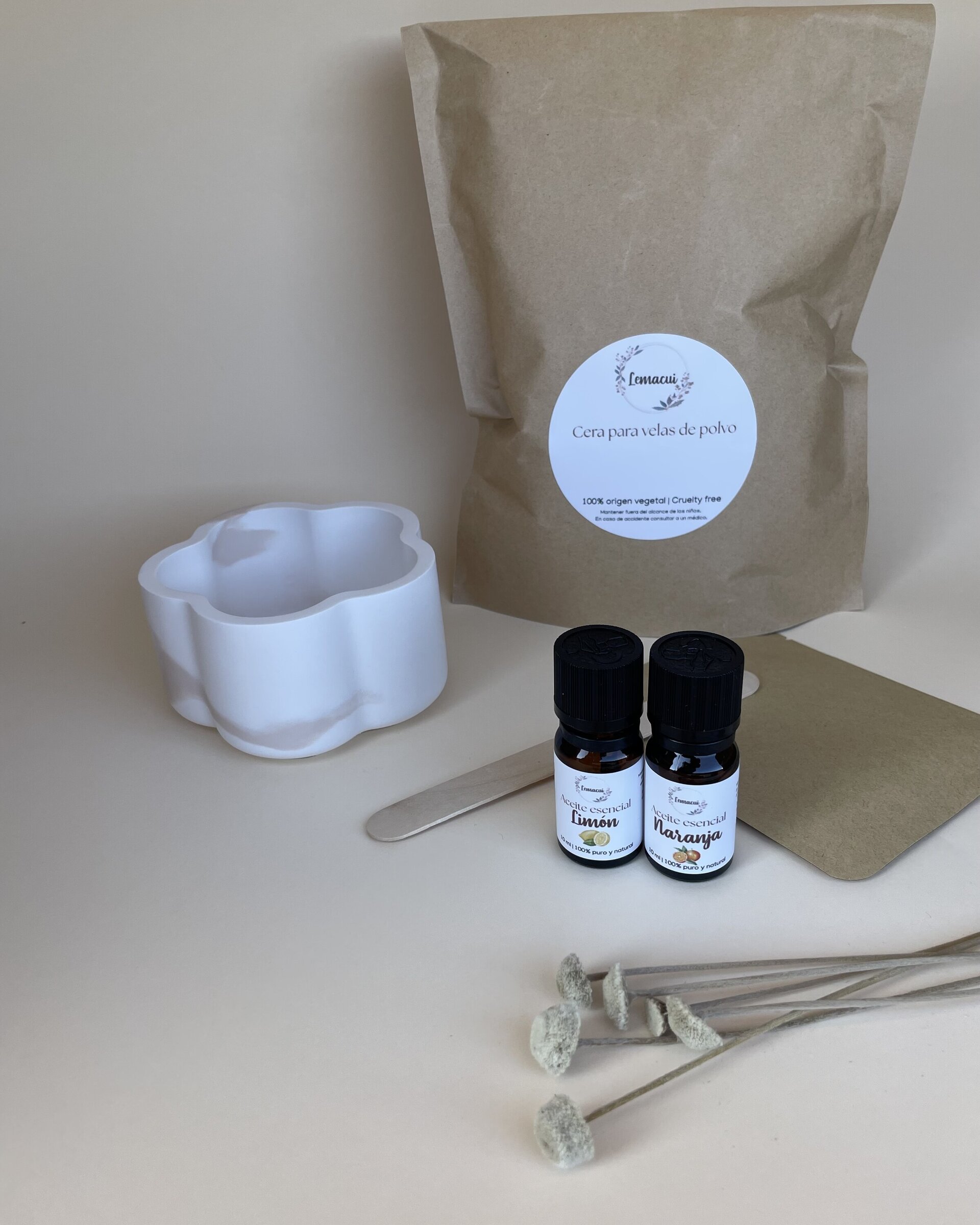 Kit ENERGÉTICO crea tu propia vela de polvo - 4