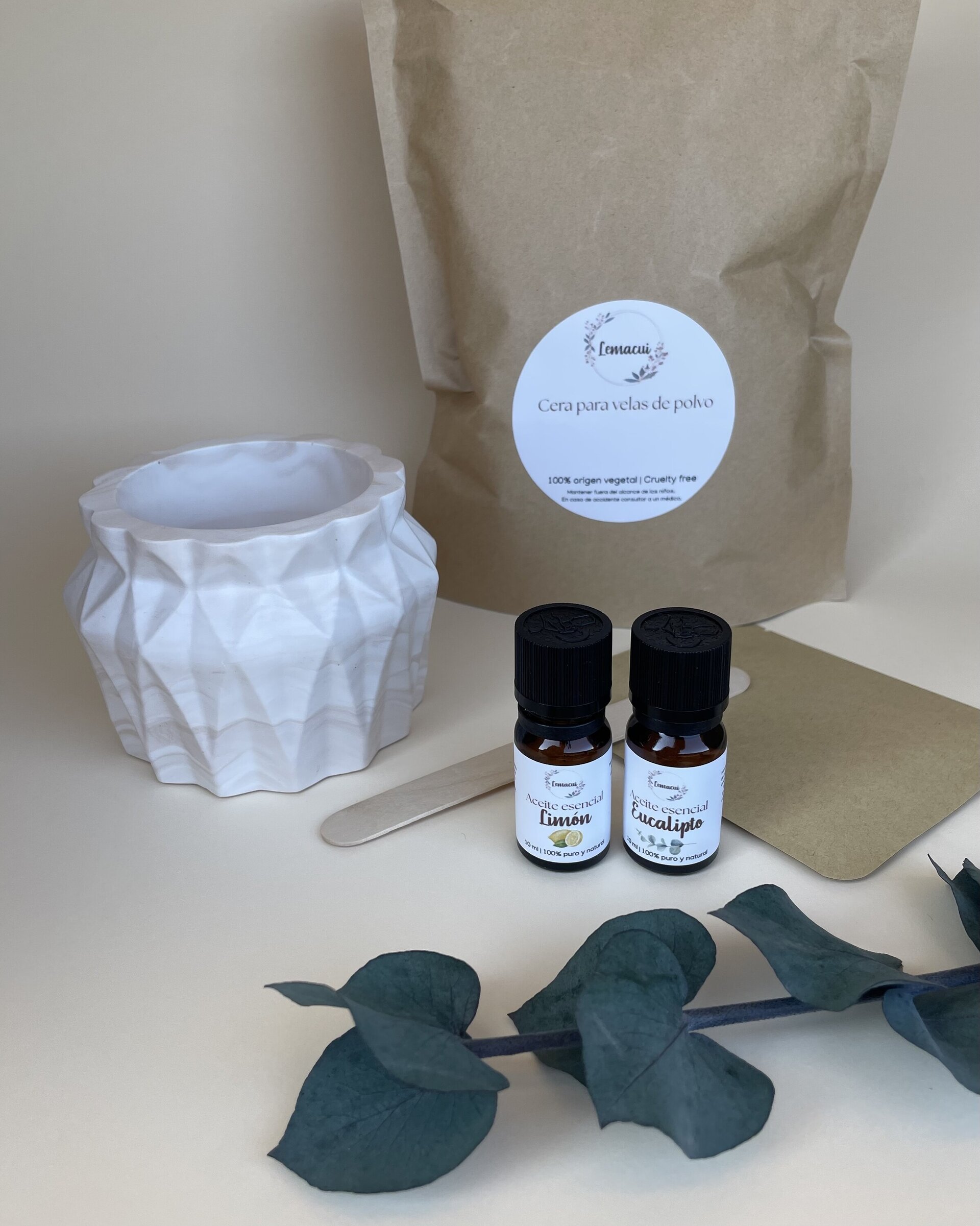 Kit PURIFICANTE crea tu propia vela de polvo - 8
