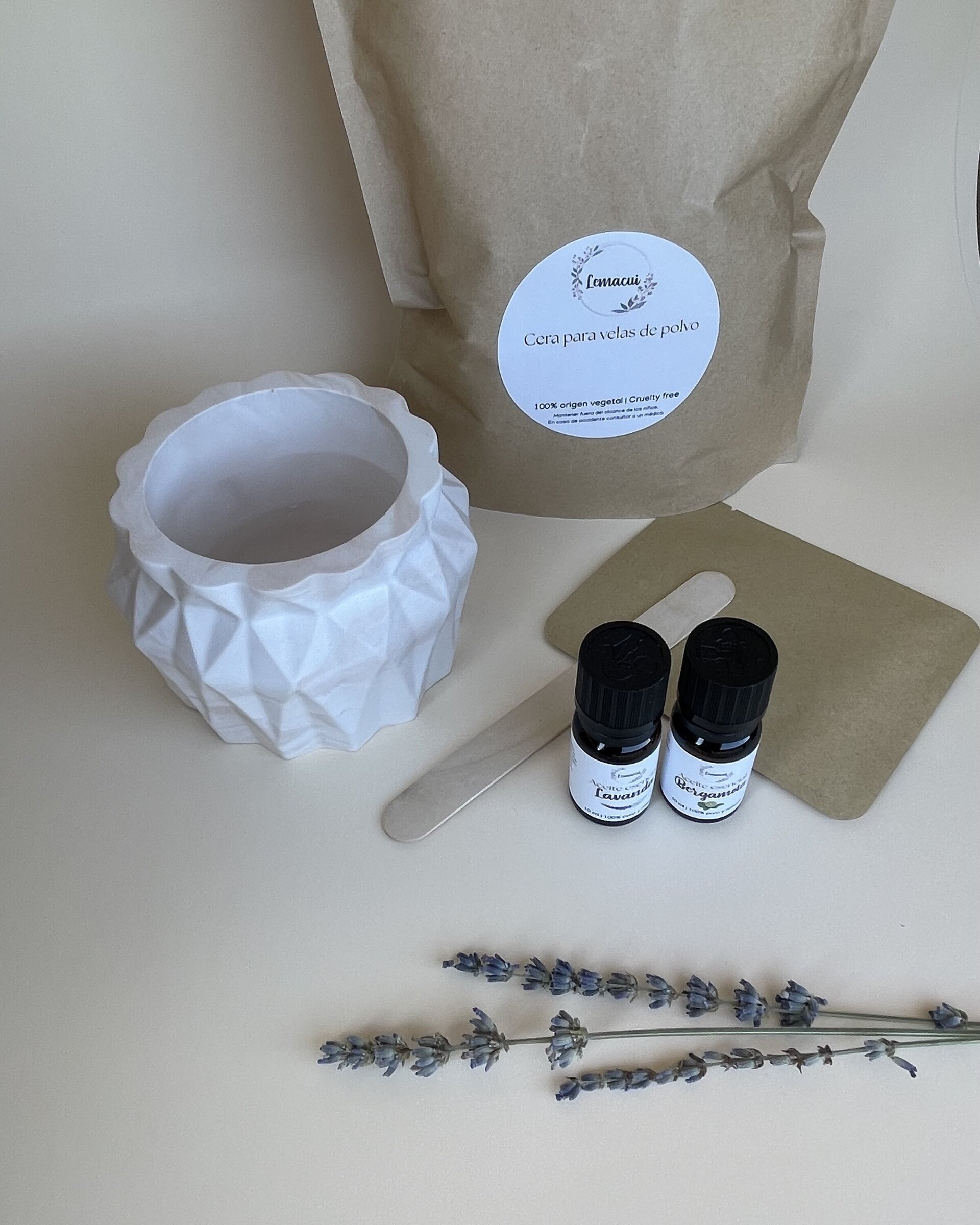 Kit RELAJANTE crea tu propia vela de polvo - 9