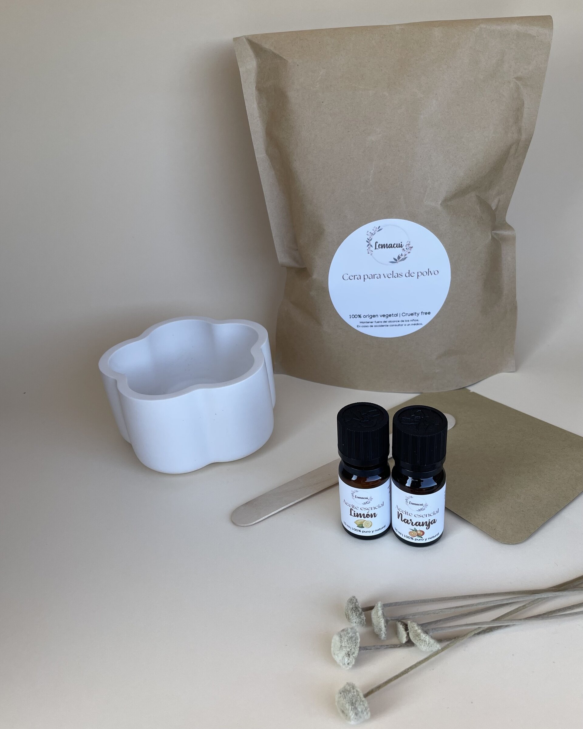 Kit ENERGÉTICO crea tu propia vela de polvo - 2