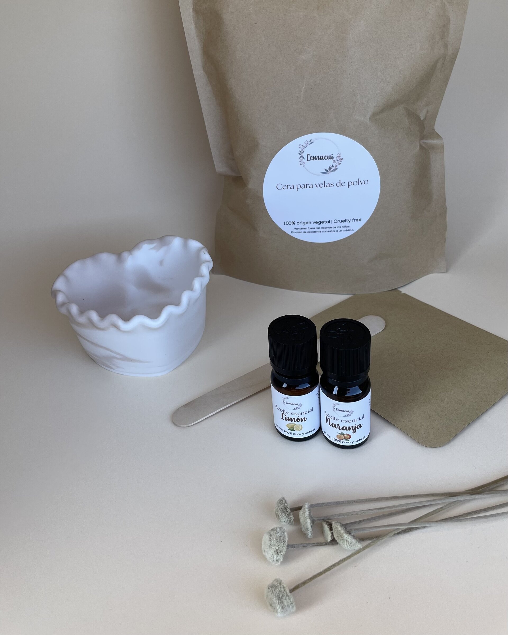 Kit ENERGÉTICO crea tu propia vela de polvo - 3