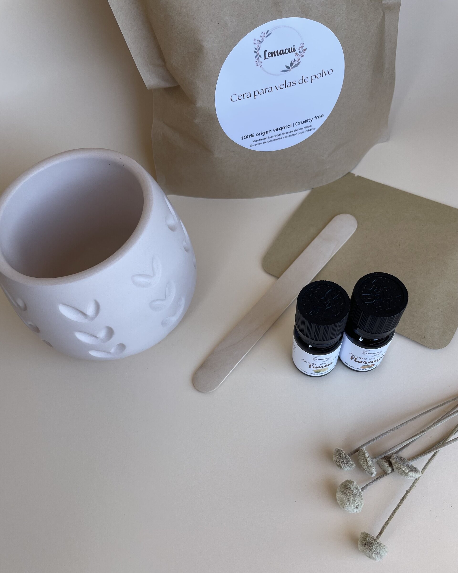 Kit ENERGÉTICO crea tu propia vela de polvo - 7